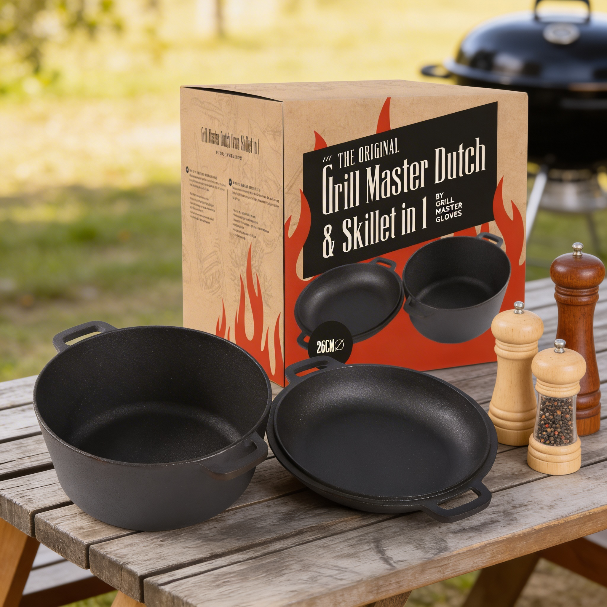Grill Master  Grill Master Dutch Oven 2-in-1 25 cm