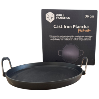 Grill Fanatics Cast Iron Plancha 36 cm Grill Fanatics