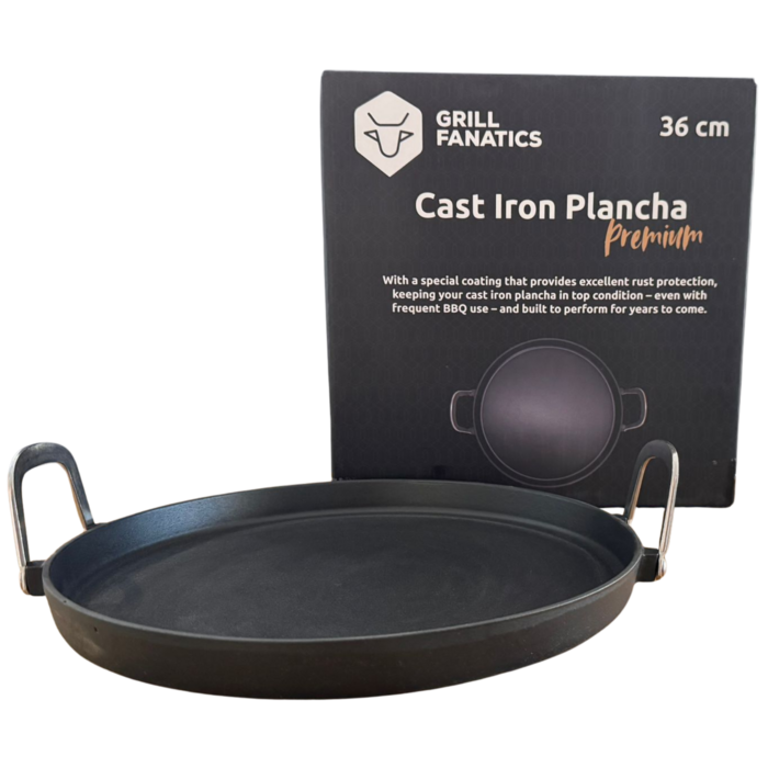 Grill Fanatics Cast Iron Plancha 36 cm Grill Fanatics