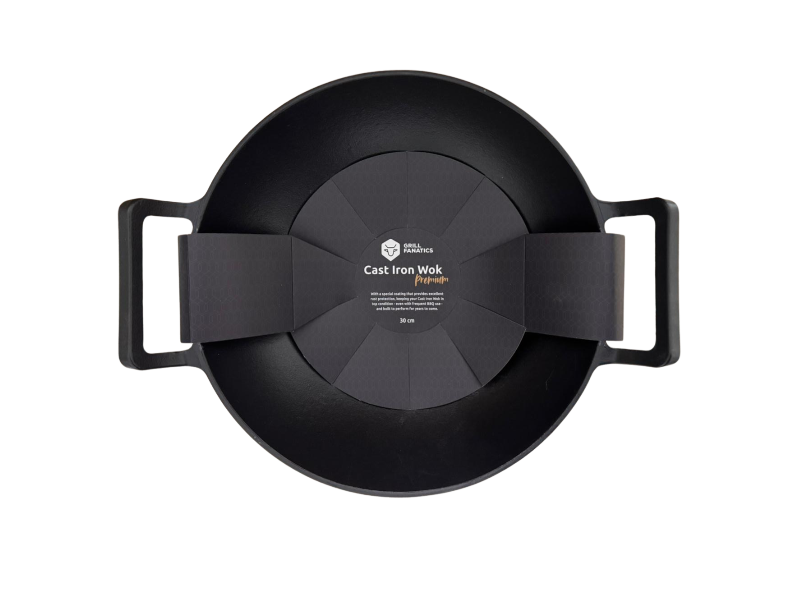 Grill Fanatics Cast Iron Wok Grill Fanatics