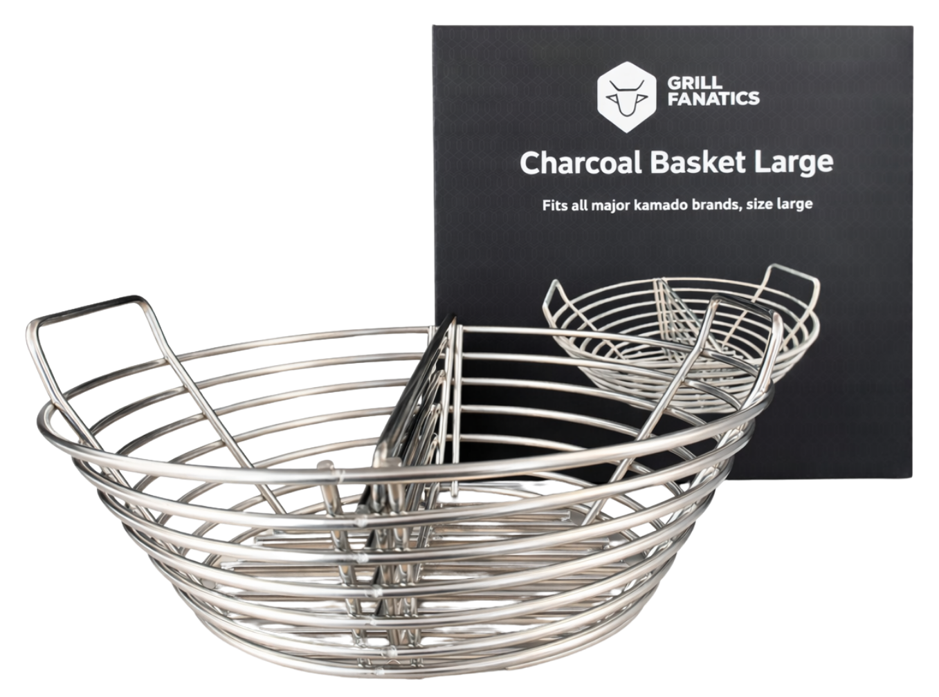 Grill Fanatics Charcoal Basket Large Grill Fanatics