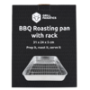 Roasting Pan with Rack 31 x 24 x 5 cm Grill Fanatics
