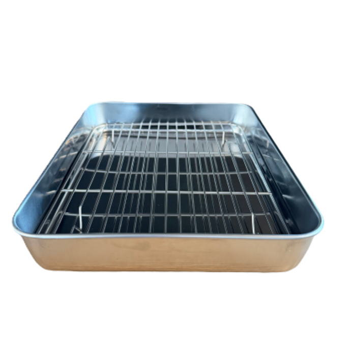 Grill Fanatics Roasting Pan with Rack 31 x 24 x 5 cm Grill Fanatics