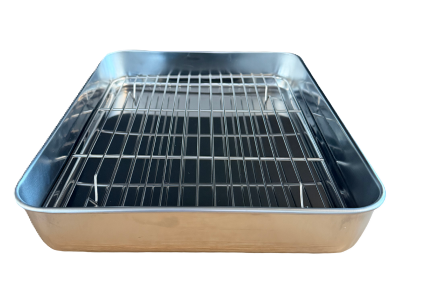 Grill Fanatics Roasting Pan with Rack 31 x 24 x 5 cm Grill Fanatics