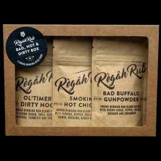 Règâhrub Règâhrub Bad, Hot & Dirty Box – BBQ Cadeauset 300GR