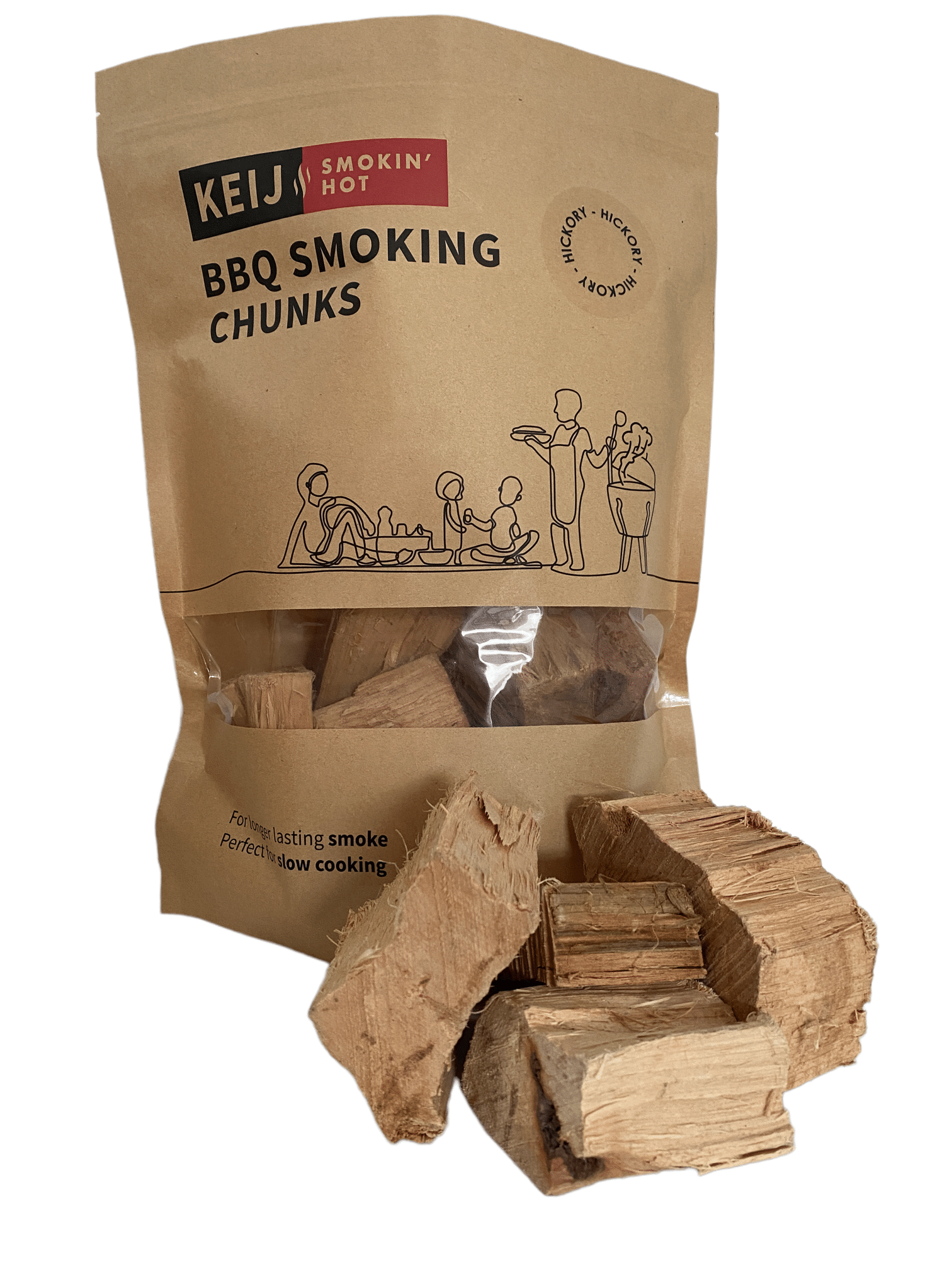KEIJ Kamado  KEIJ Smokin’ Hot Chunks Hickory
