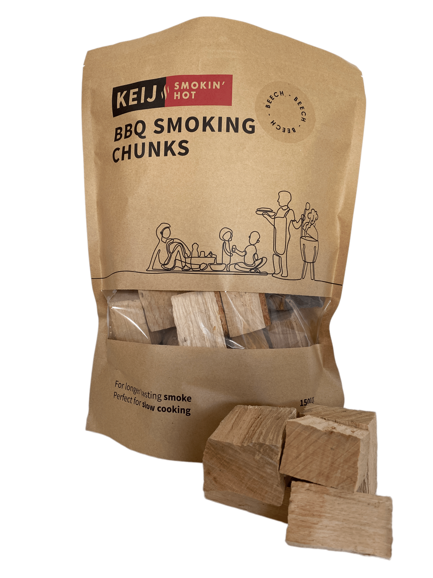 KEIJ Kamado KEIJ Smokin’ Hot Chunks Beech
