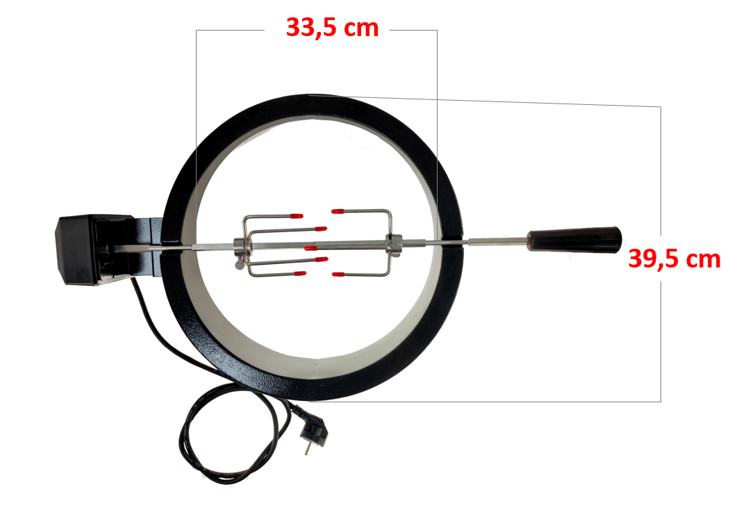 KEIJ Kamado  KEIJ Kamado Rotisserie Compact 15 inch