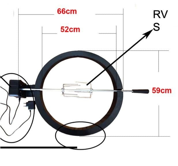 KEIJ Kamado  KEIJ Kamado Rotisserie Large 21 inch