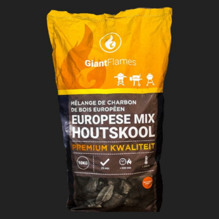 Giant Flames Europese Mix professionele houtskool 10 kg