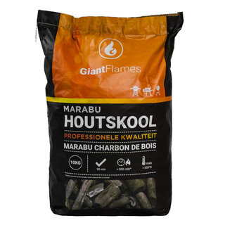 Giant Flames Marabu professionele houtskool 10 kg