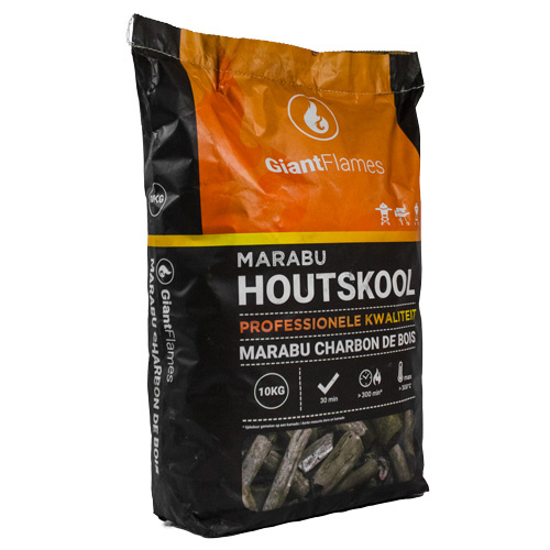 Giant Flames  Marabu professionele houtskool 10 kg