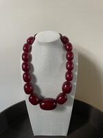 Nakony Statement Ketting, Bordeaux rood
