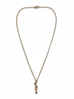 Nakony Halsketting Goudkleur, Hanger 3D Vis Flexibel