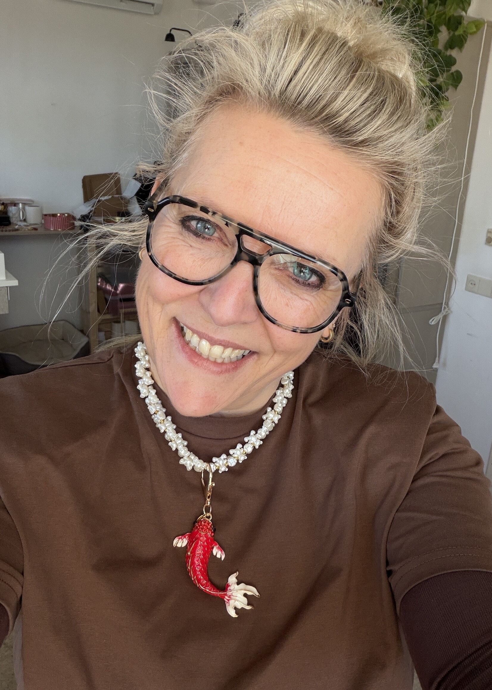 Nakony Charm Pendant - Rode Koi