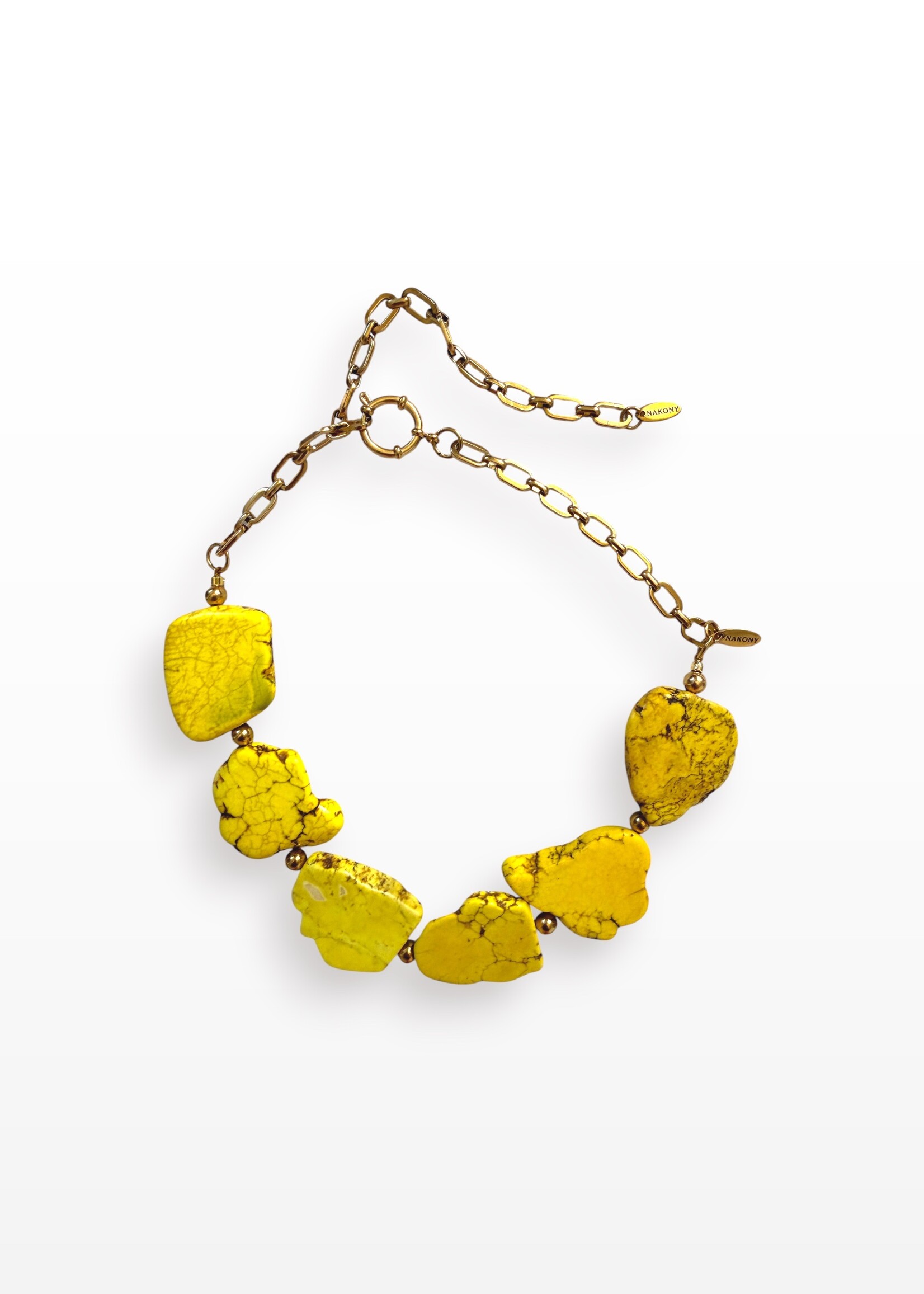 Nakony Solar Howlite Ketting