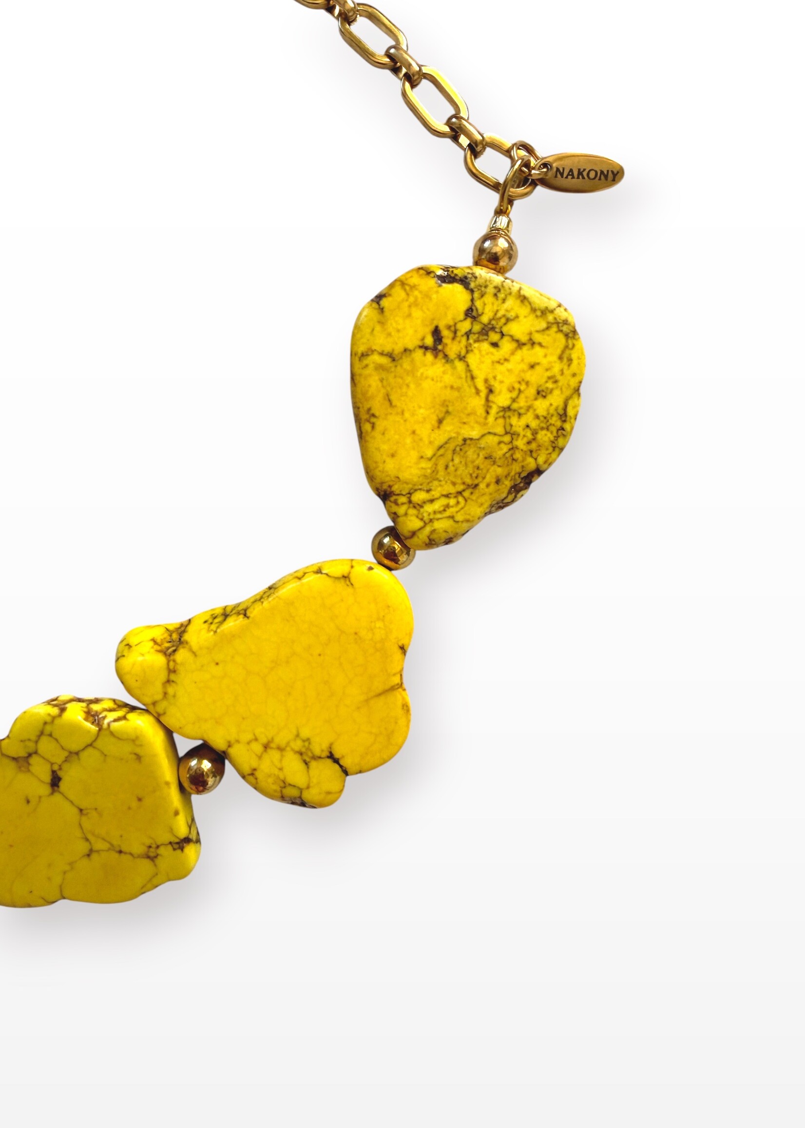 Nakony Solar Howlite Ketting