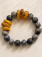 Nakony Amber Storm Statement Bracelet