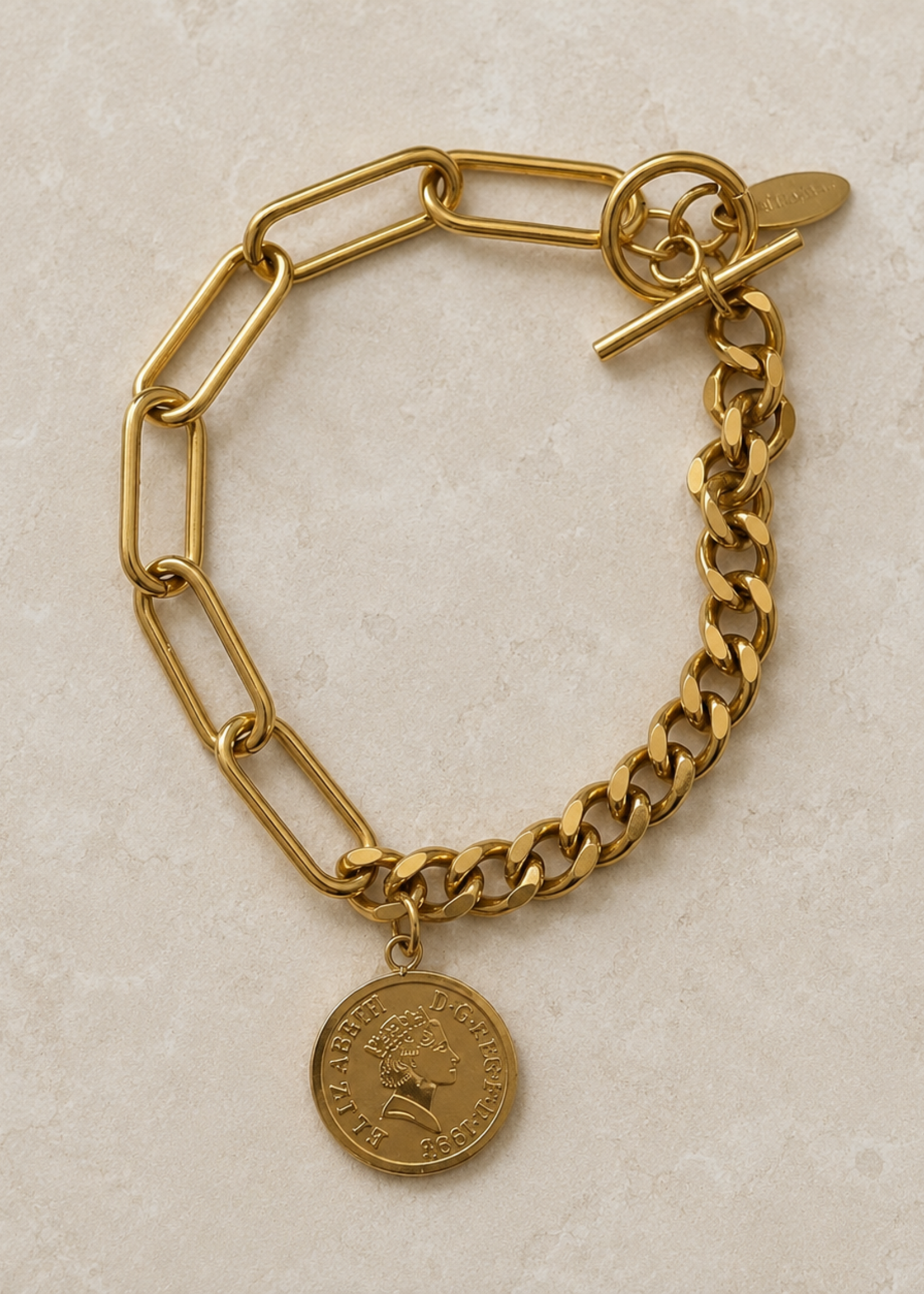 Nakony Liberty Coin Bracelet