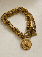 Nakony Wall Street Coin Bracelet