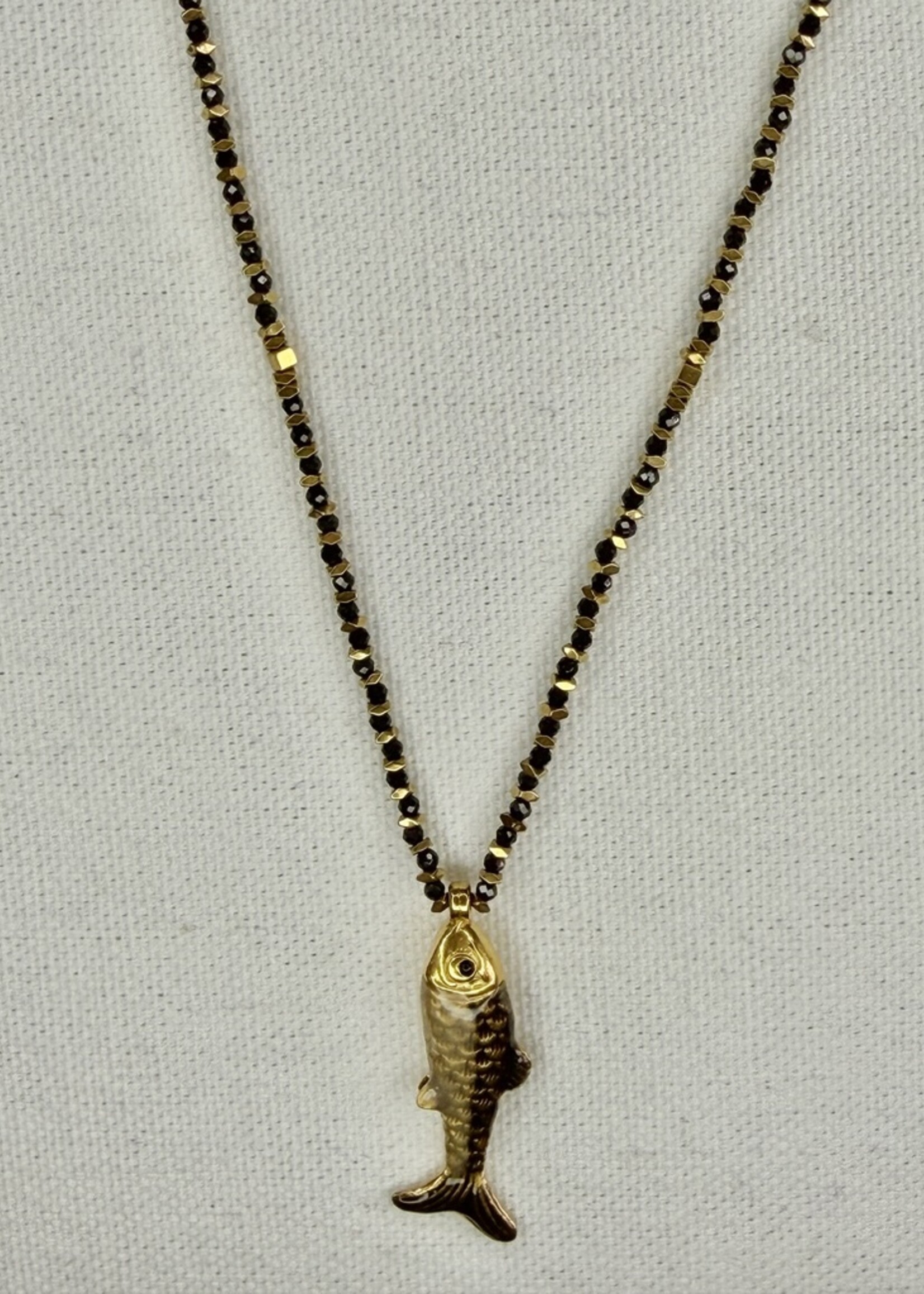 Nakony Midnight Fish Necklace