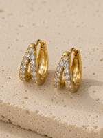 Nakony Double Spark Hoops