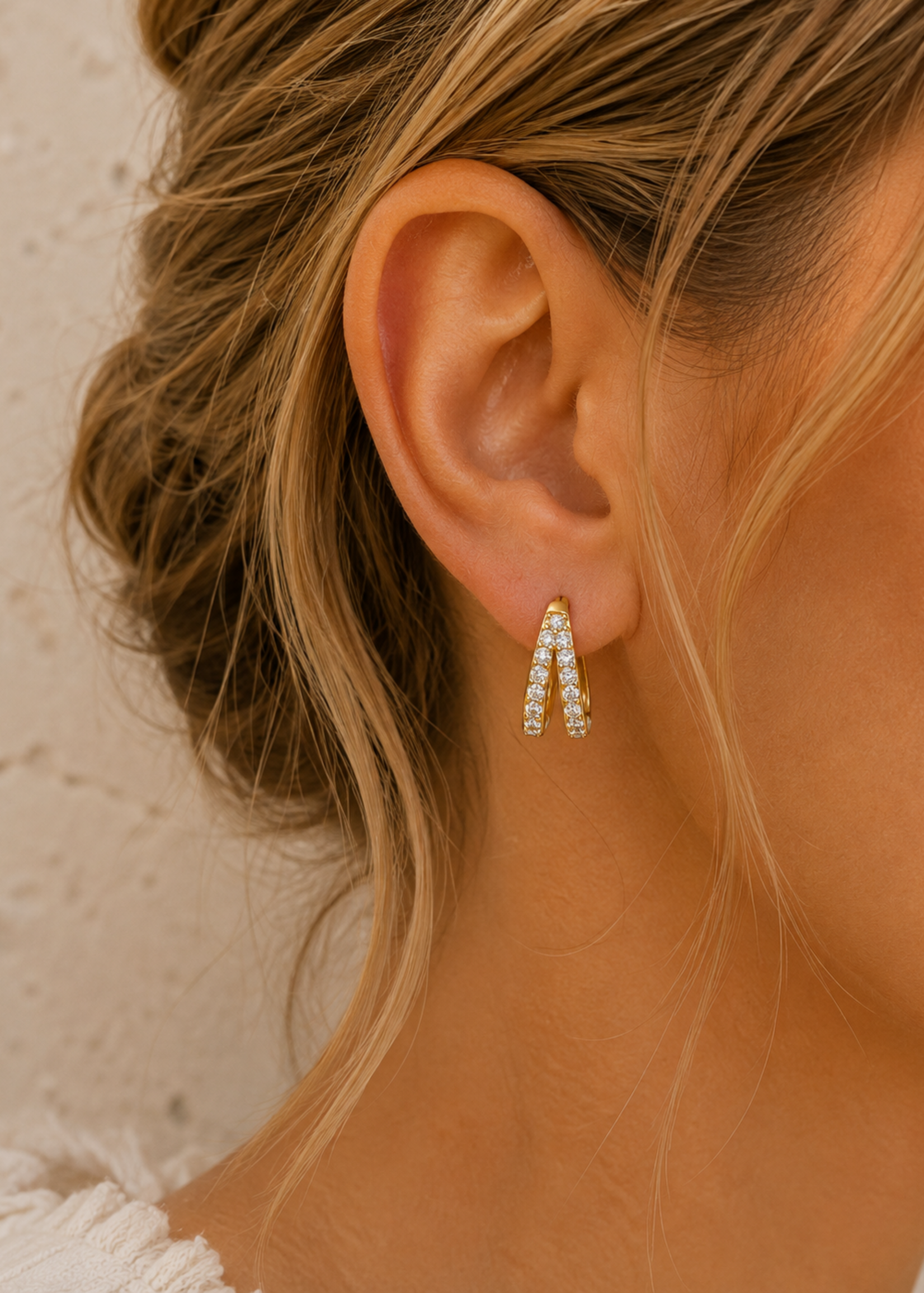 Nakony Double Spark Hoops