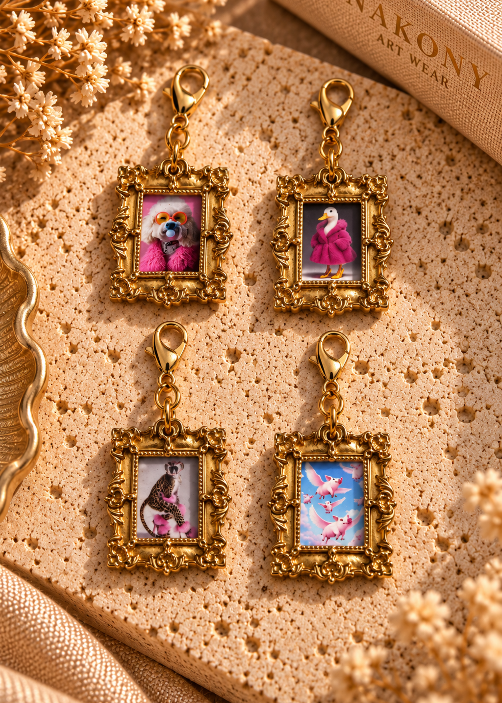 Nakony Funny Painting Charms