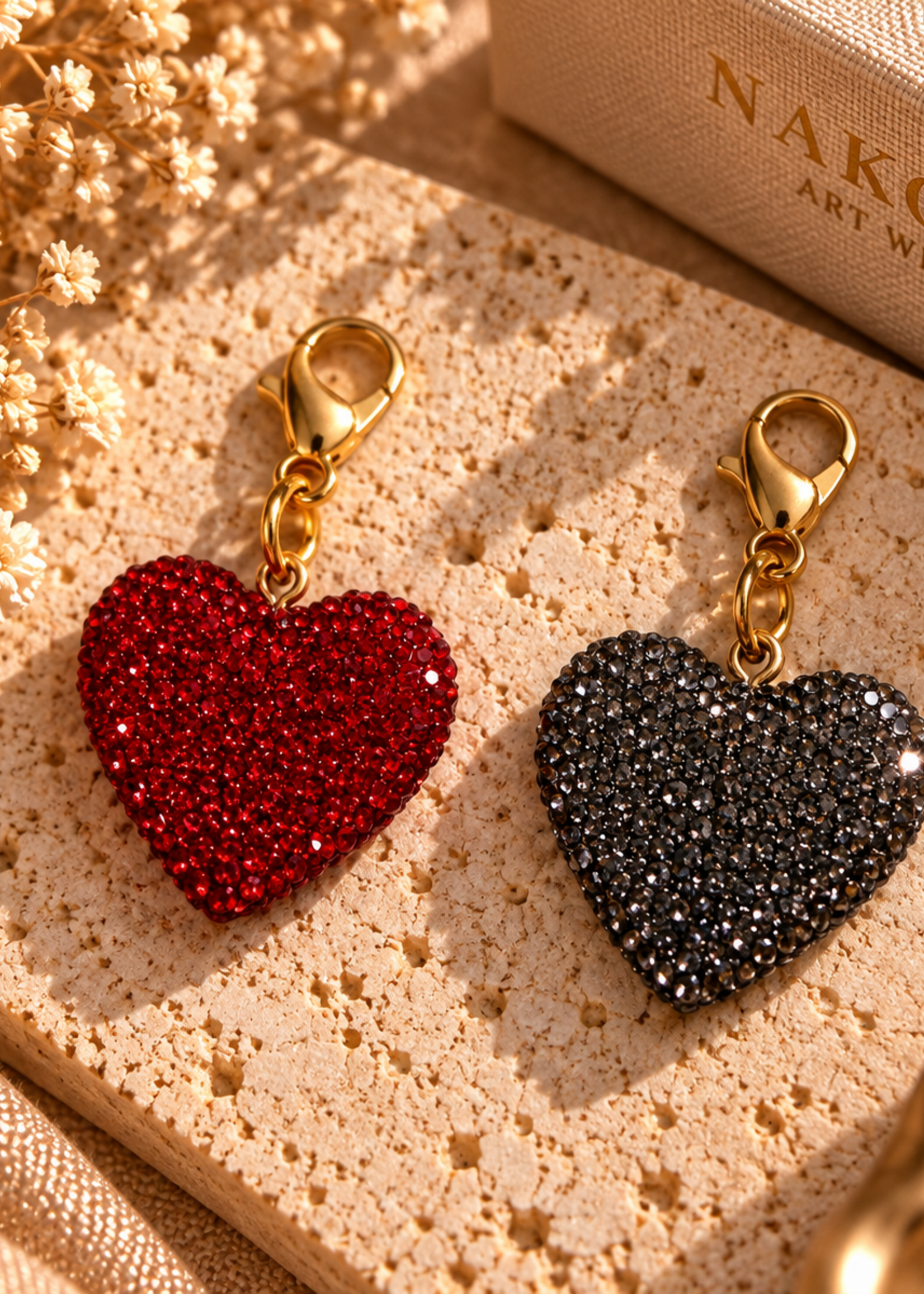 Nakony Rebel Heart Charms