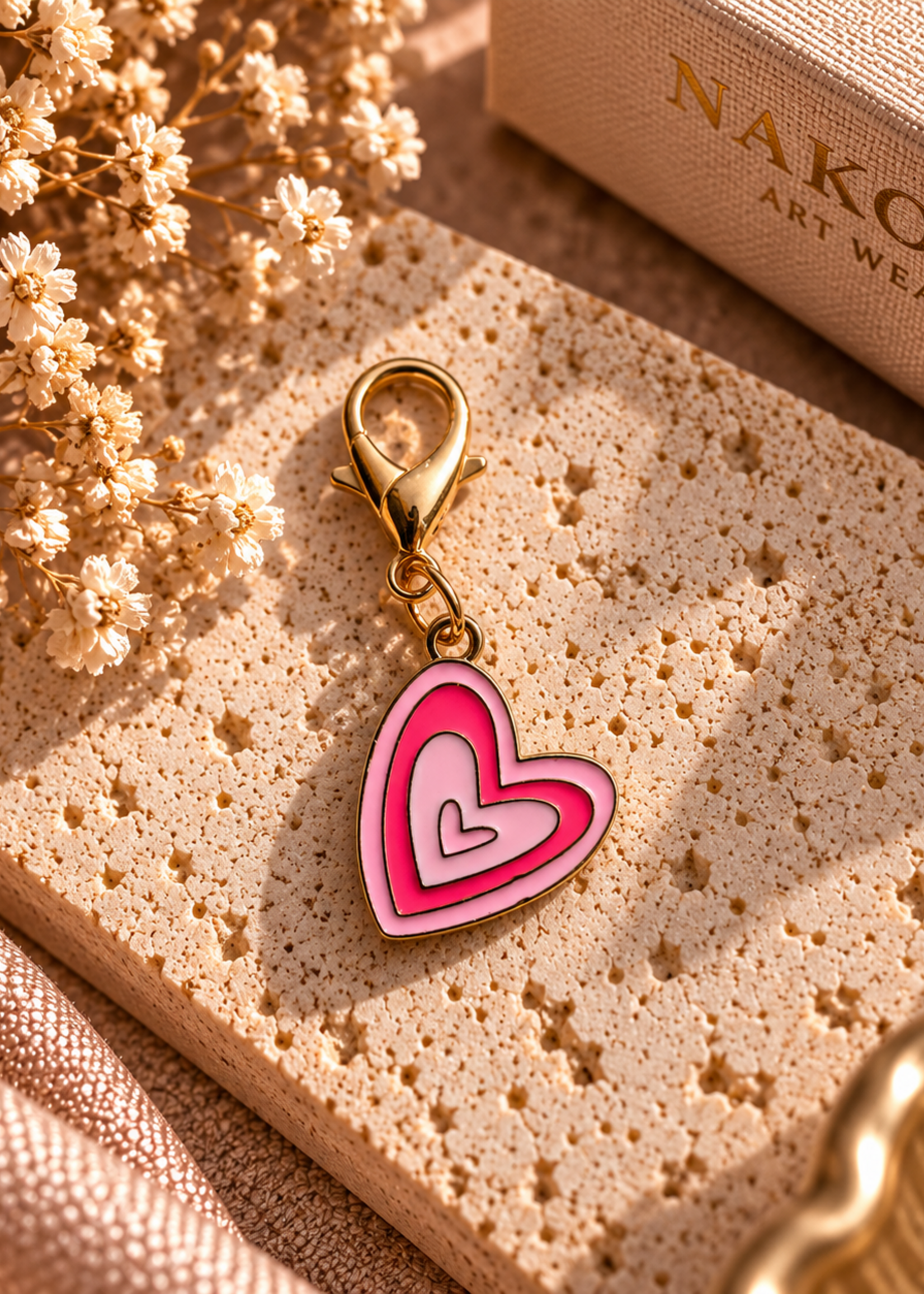 Nakony Pink Love Charm