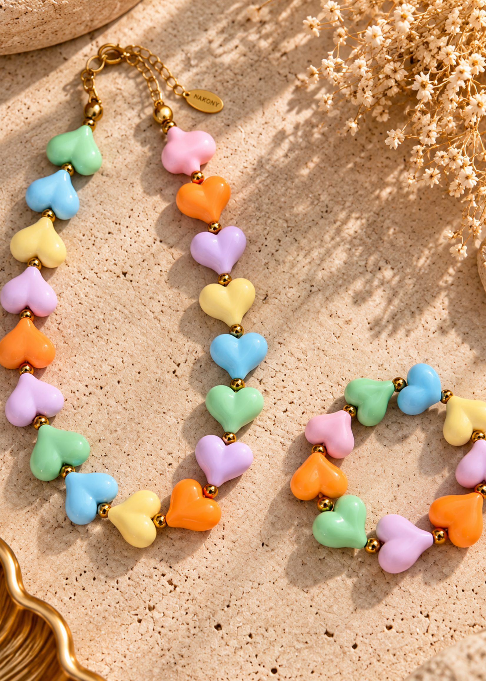 Nakony Happy Hearts Set