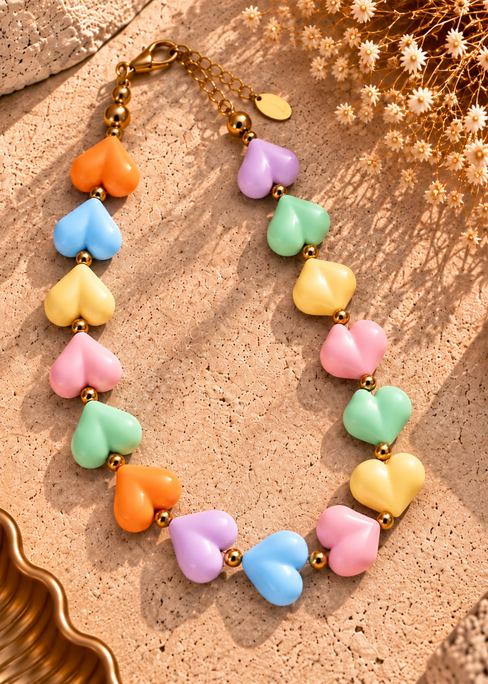 Nakony Happy Hearts Necklace