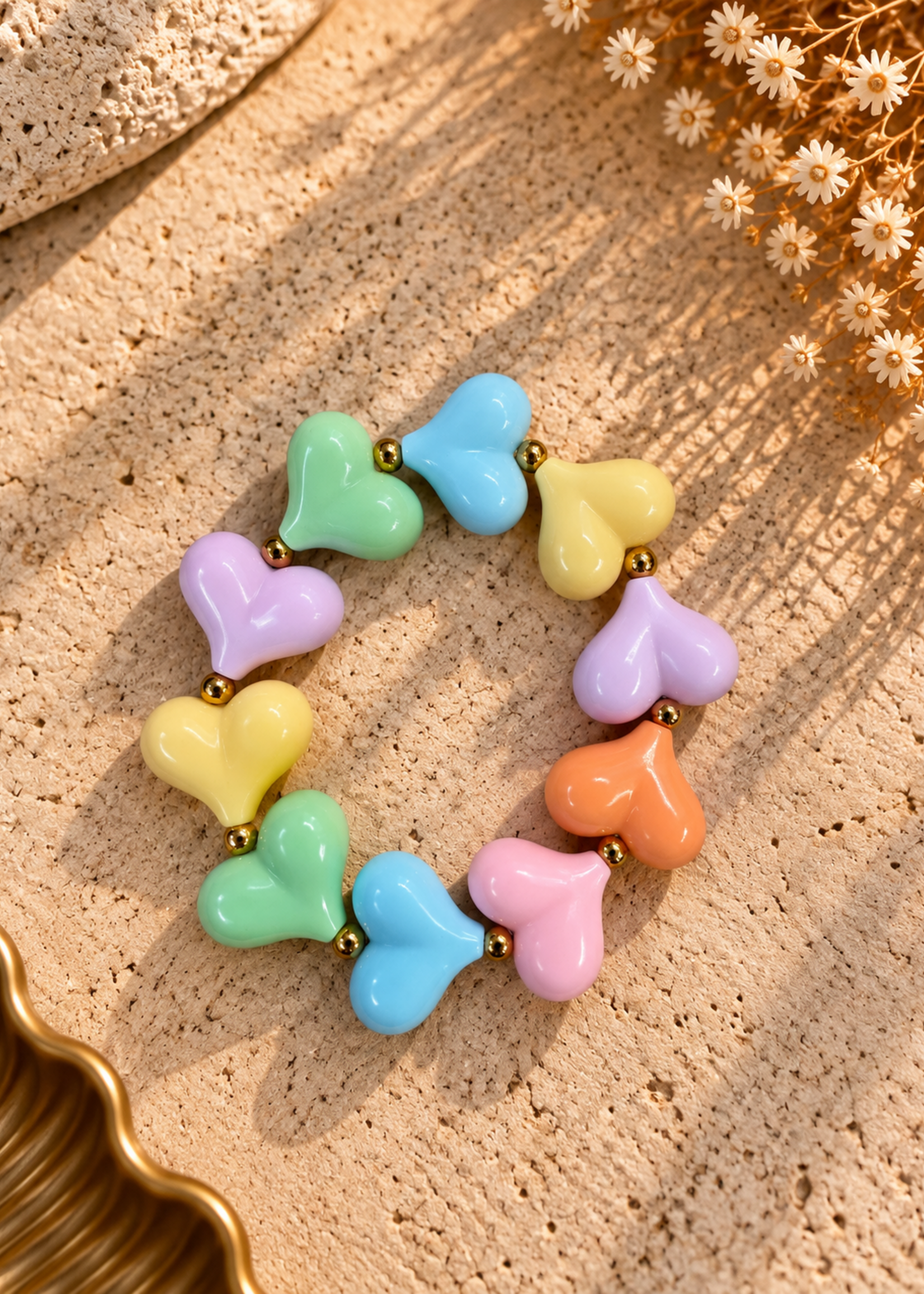 Nakony Happy Hearts Bracelet