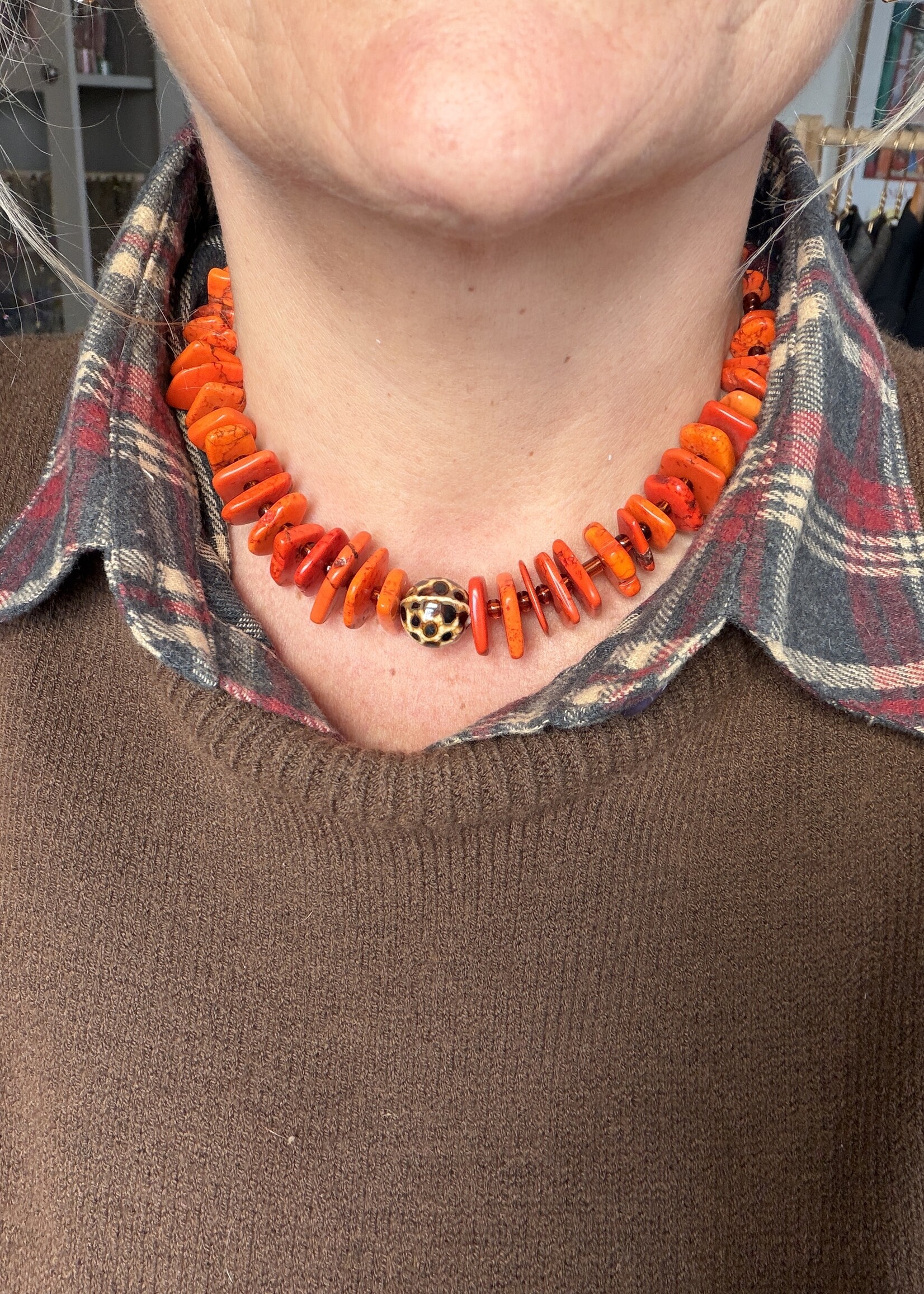 Nakony Orange Affair Necklace