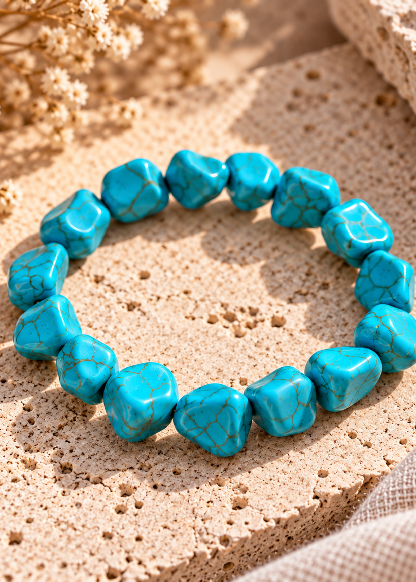 Nakony Turquoise Crush Bracelet