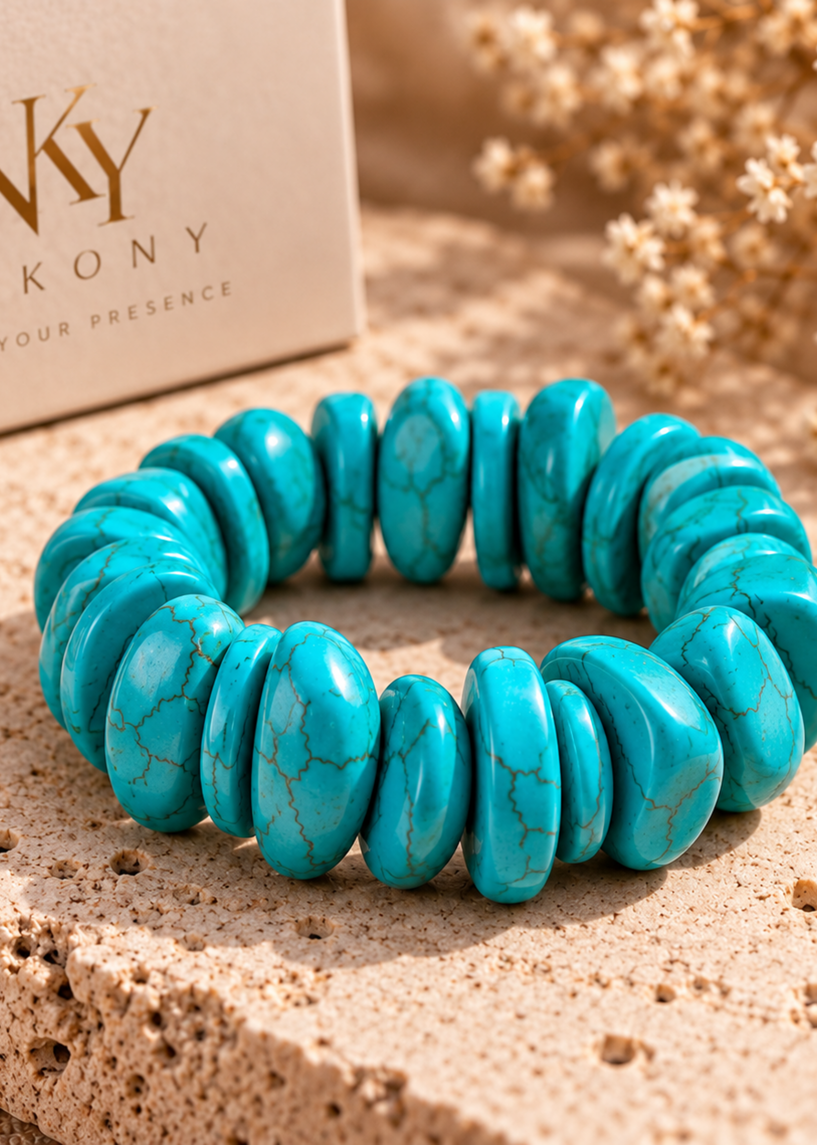Nakony Turquoise Waves Bracelet