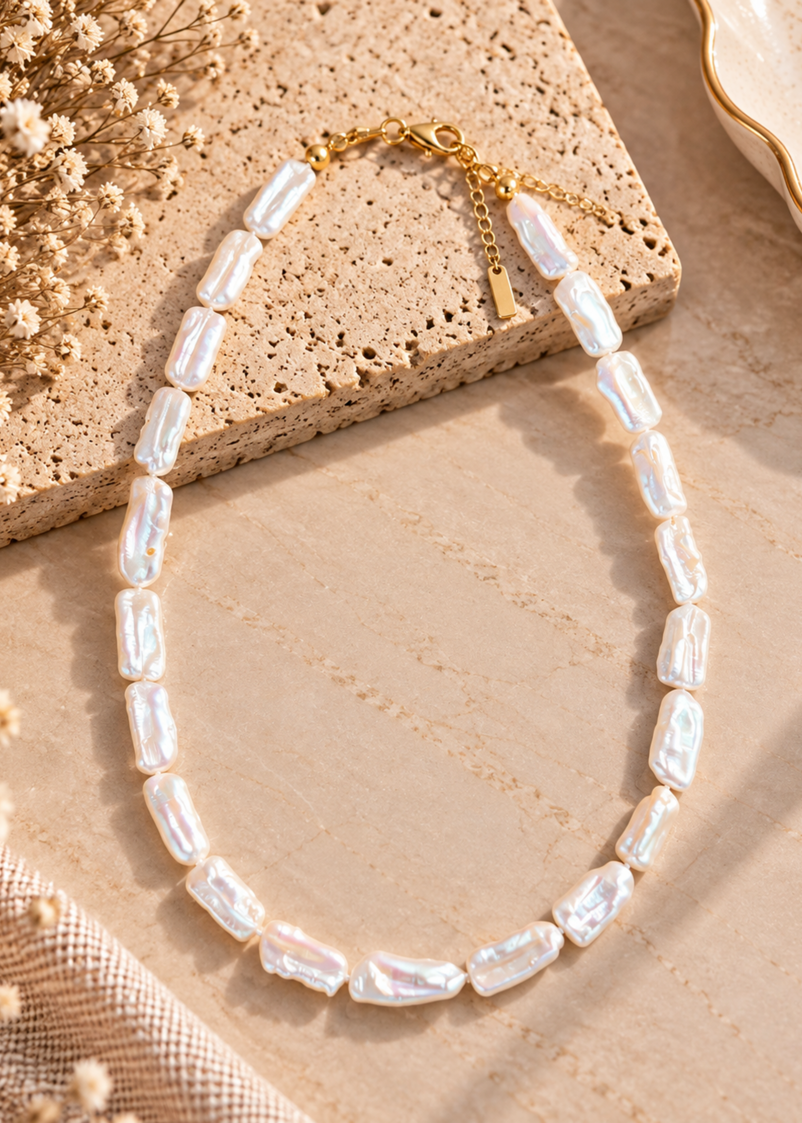 Nakony Fancy Pearl Necklace