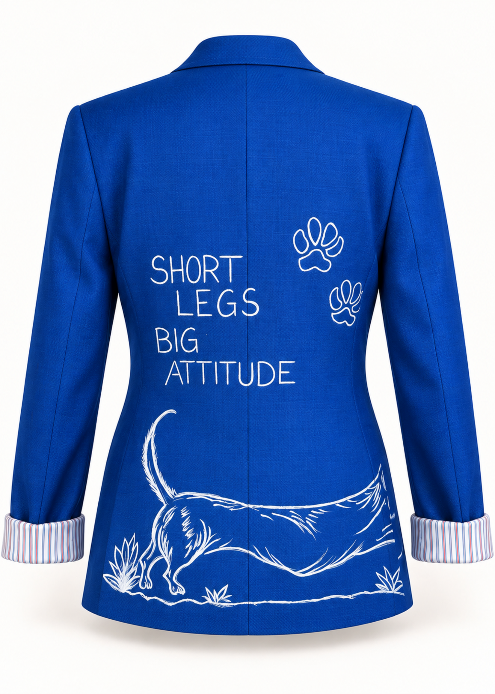 Nakony NAKONY Statement Blazer Short Legs Big Attitude - Royal Blue