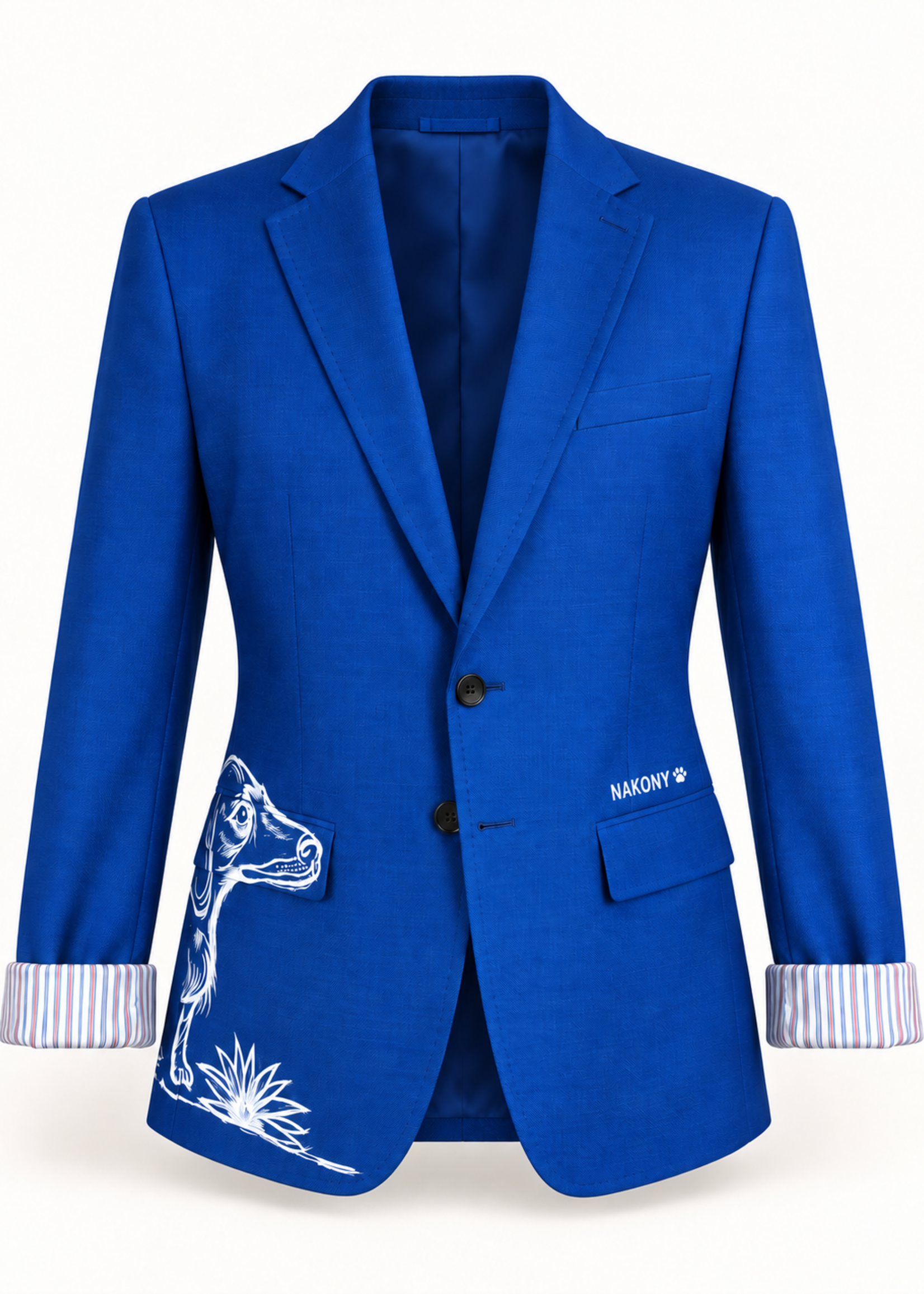 Nakony NAKONY Statement Blazer Short Legs Big Attitude - Royal Blue