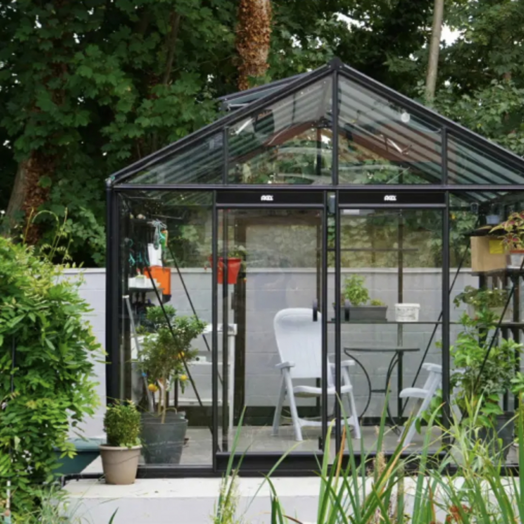 ACD tuinkassen R304 XH Blackline - Retro (Zwart) - 298 x 306 x 279 (lxbxh (200 hoge goot)