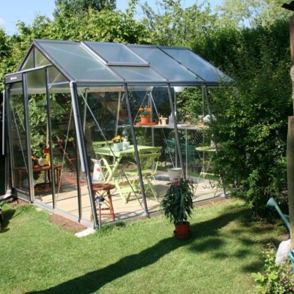 ACD tuinkassen ACD Tuinkas S104H - Aluminium - 306x298 cm (bxl) 172/237 cm (h)