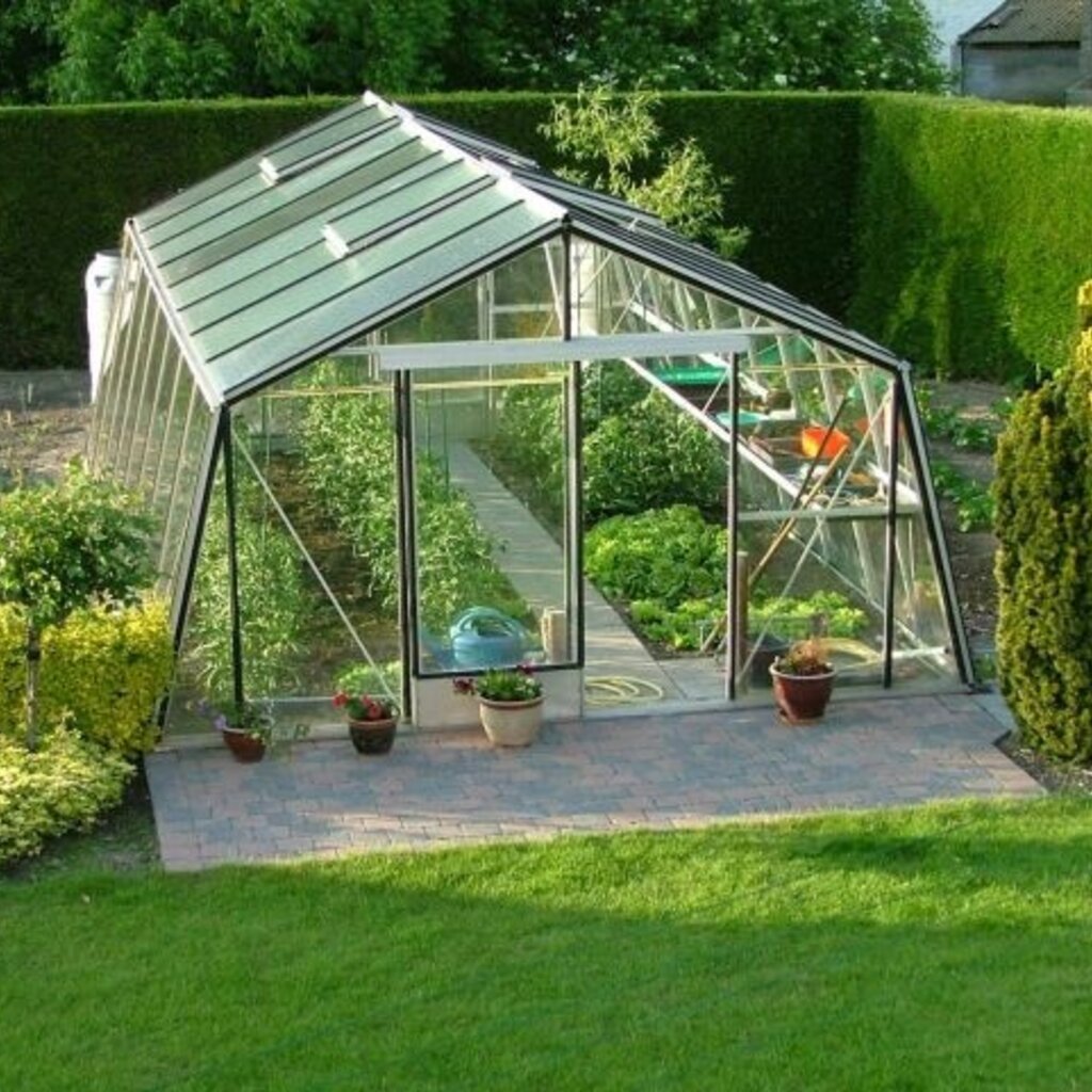 ACD tuinkassen ACD Tuinkas S208H-B - Aluminium - 380x593 cm (bxl) 172/253 cm (h)