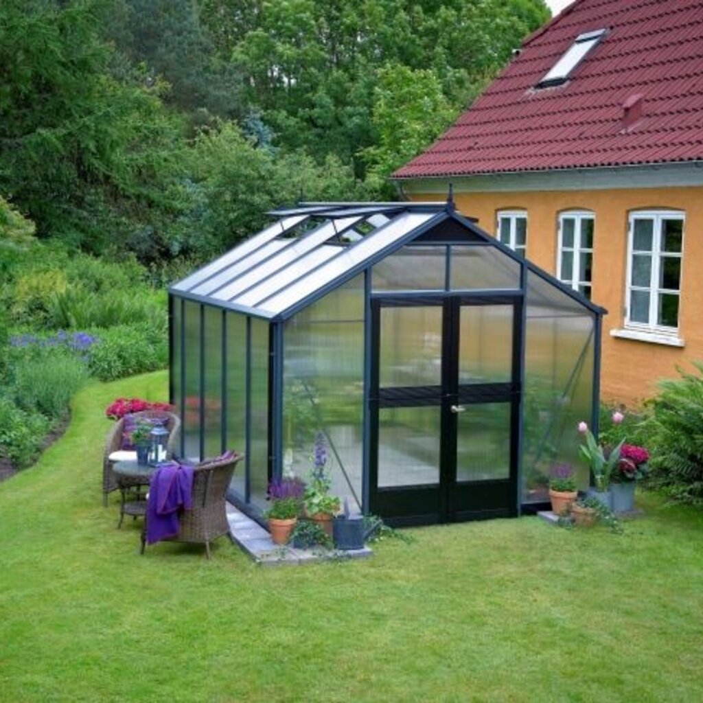 Royal Well Premium 88 antraciet grijs - 296x296 cm (bxl) 172/267 cm (h)