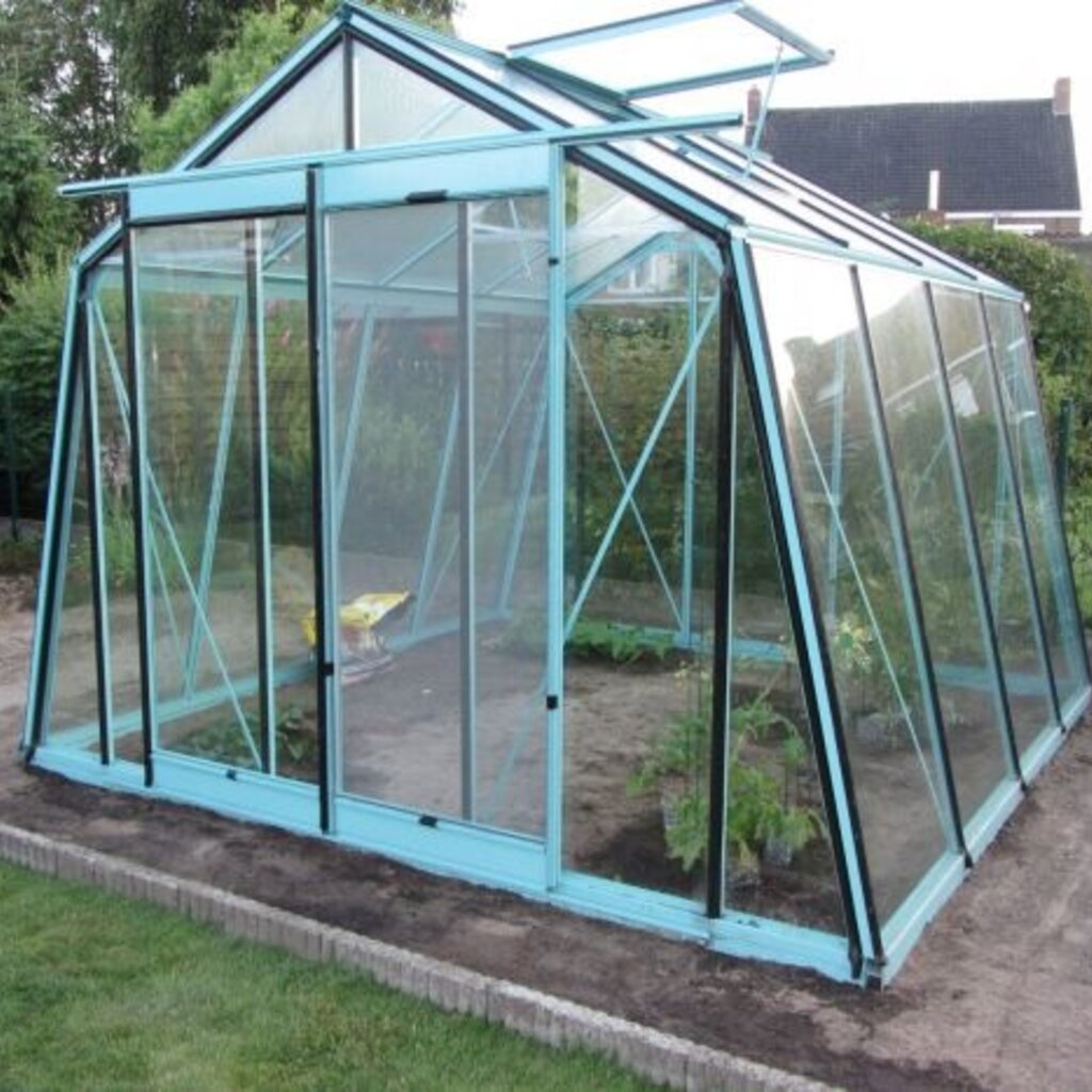 ACD tuinkassen ACD Tuinkas S108H - Aluminium 306x593 cm (bxl) 172/237 cm (h)