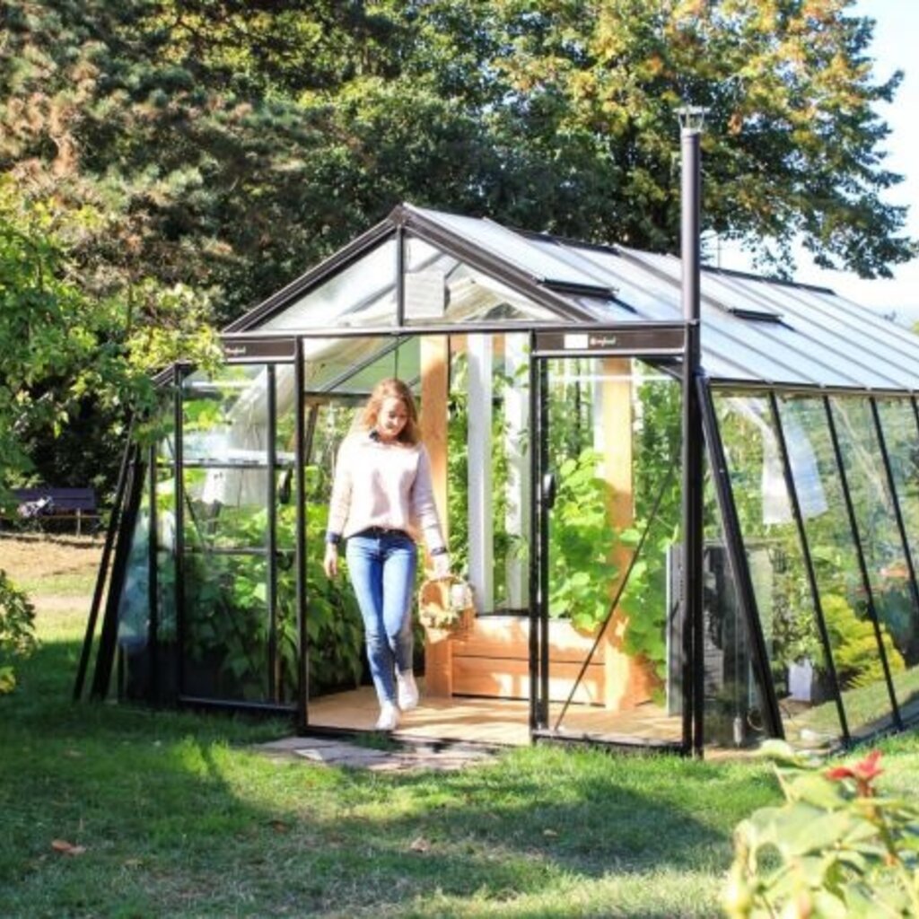 ACD tuinkassen ACD Tuinkas S206H - Aluminium 380x445 cm (bxl) 172/253 cm (h)