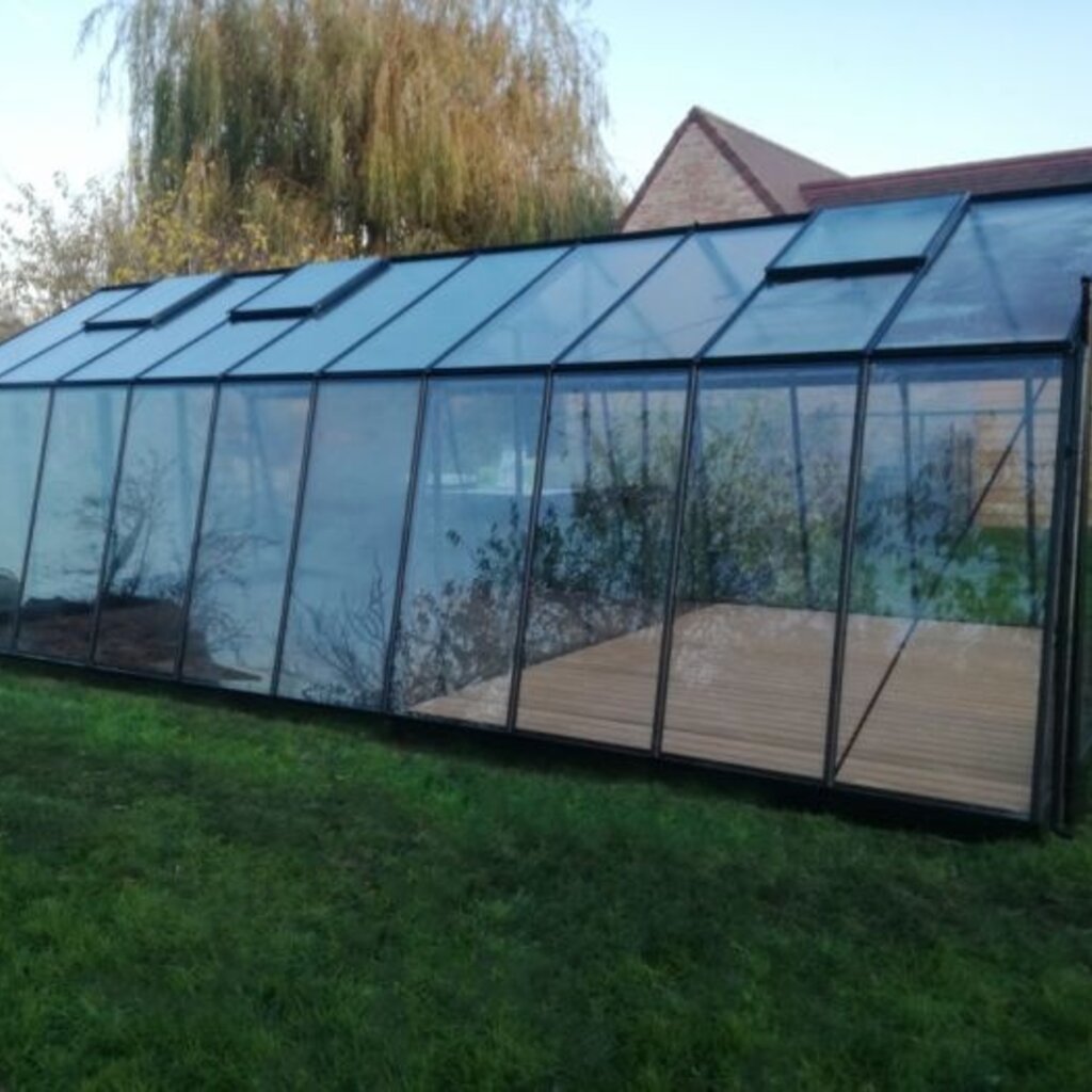 ACD tuinkassen ACD Tuinkas S209H - Aluminium 380x667 cm (bxl) 176/257 cm (h)