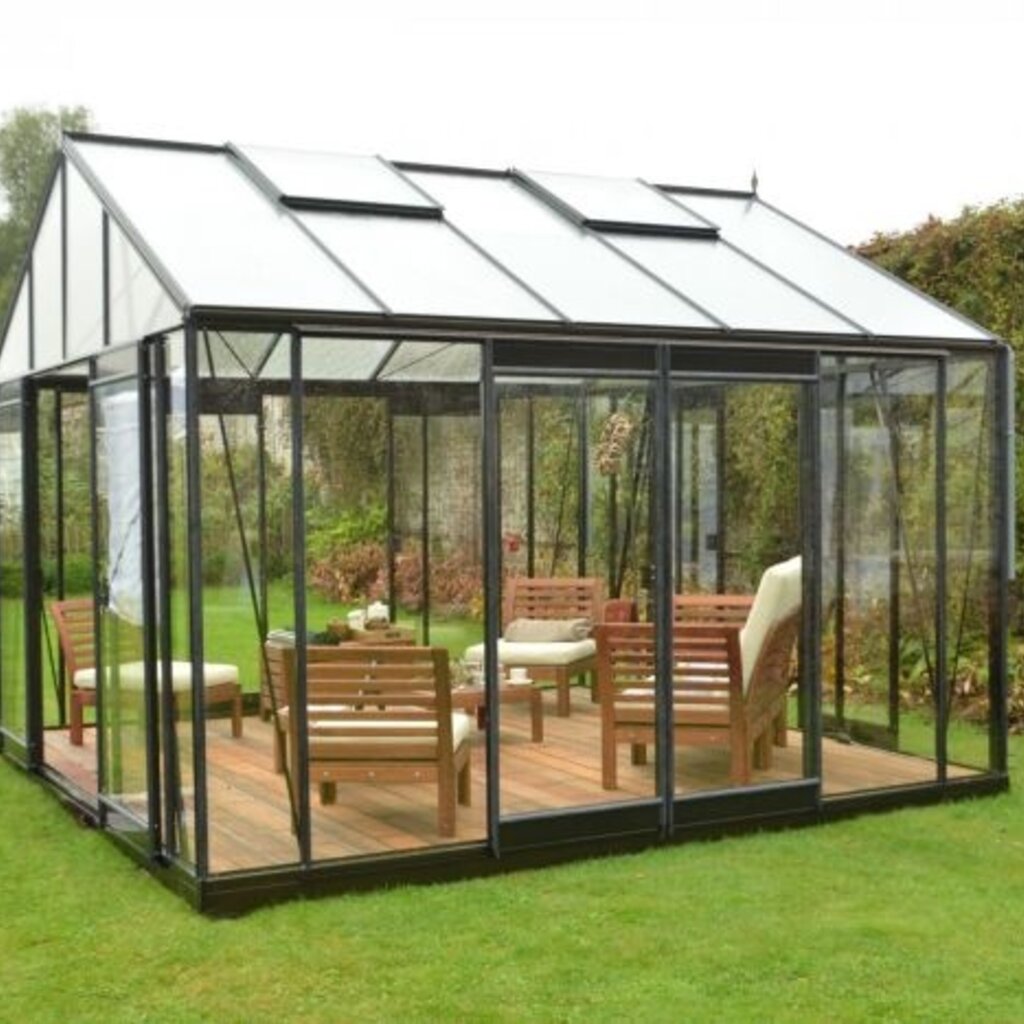 ACD tuinkassen ACD Tuinkas R408H - Aluminium 380x593 cm (bxl) 183/283 cm (h)