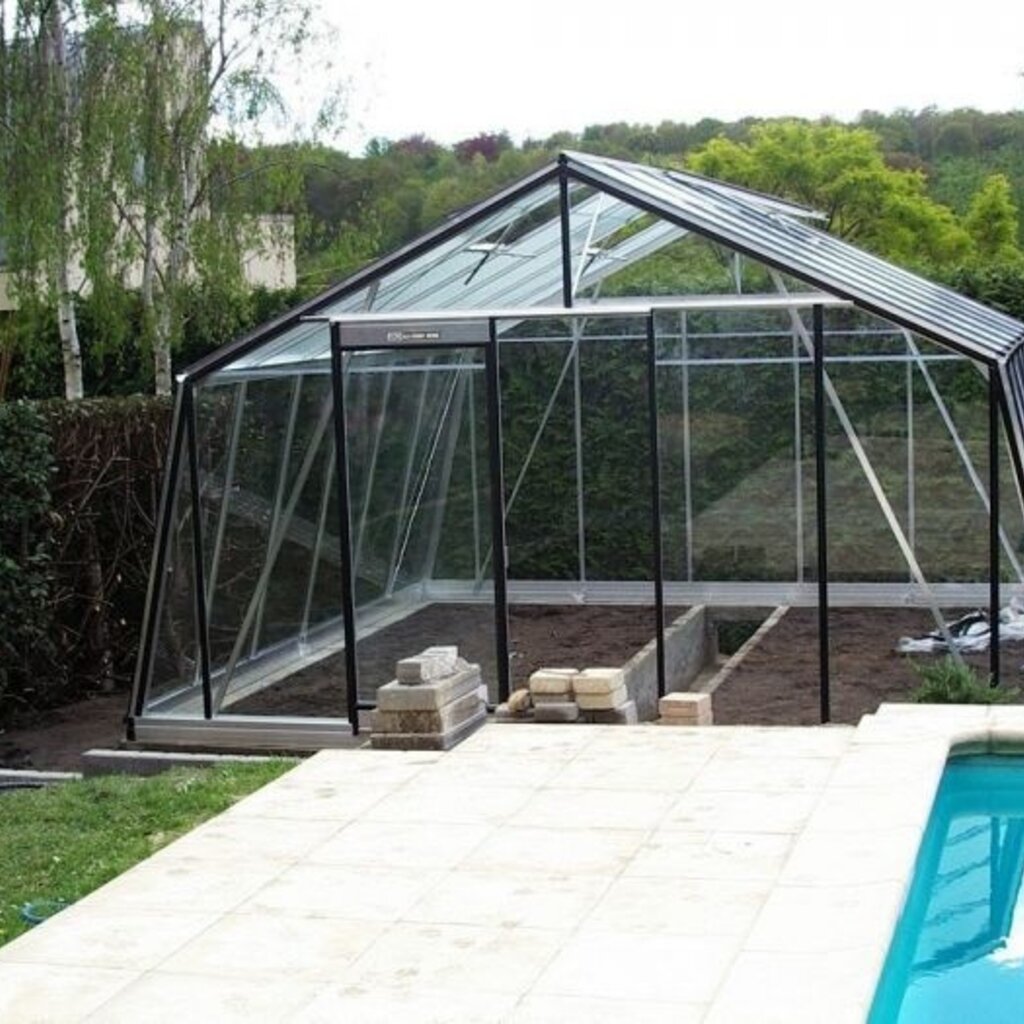 ACD tuinkassen ACD Tuinkas S306H - Aluminium 453x445 cm (bxl) 176/272 cm (h)