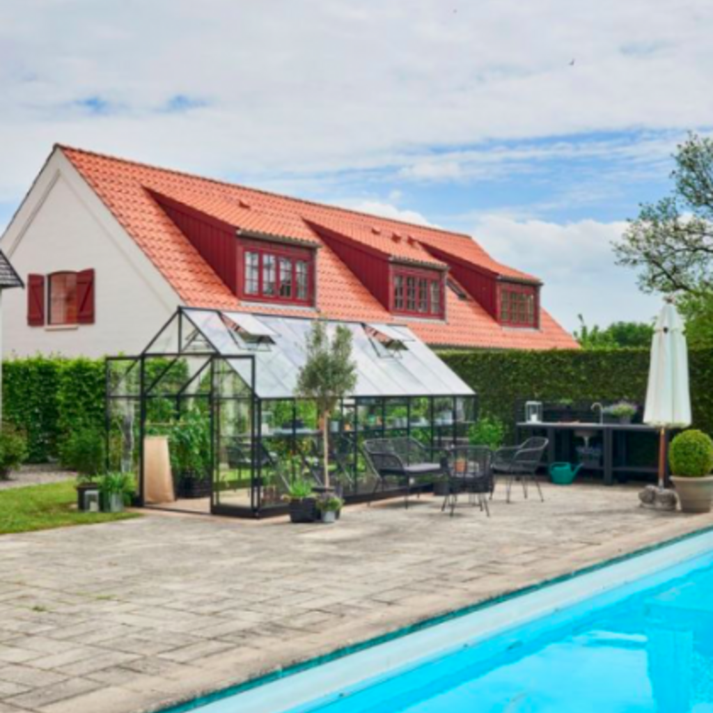 Royal Well Qube 816 zwart - 261x508 cm (bxl) 135/246 cm (h)