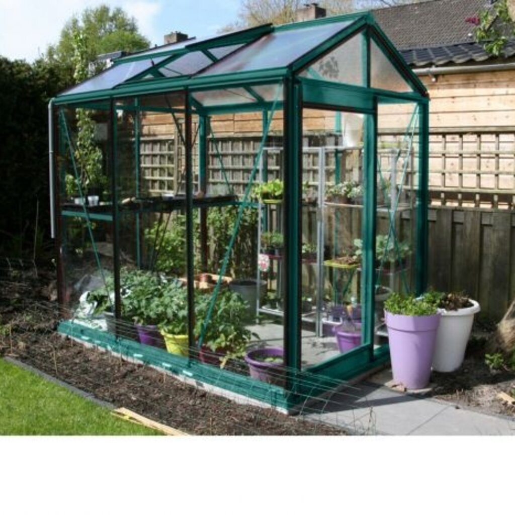 ACD tuinkassen ACD TUINKAS PICCOLO (P03) - ALUMINIUM 159X224 CM (BXL) 179/221 CM (H)